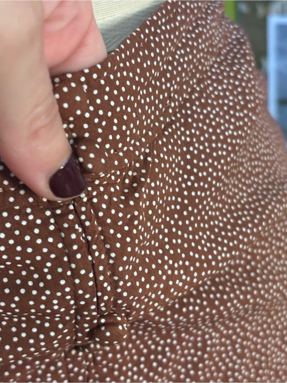 Abercrombie & Fitch Brown Button-Front Midi Skirt Set X Small - Picture 4 of 8